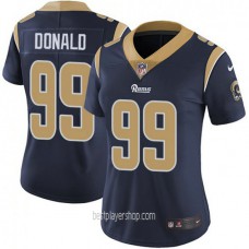 Aaron Donald Los Angeles Rams Womens Limited Team Color Navy Blue Jersey Bestplayer